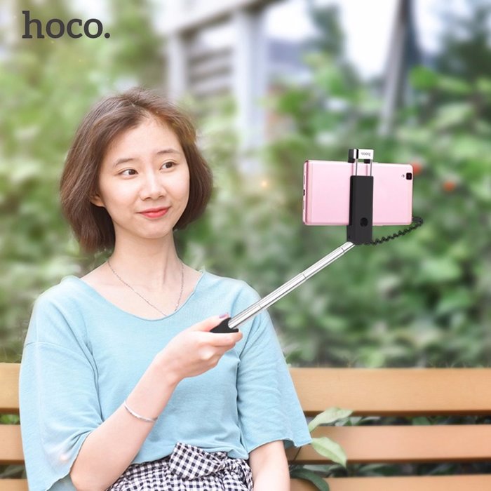 Монопод для селфи Hoco Selfie Stick K3 для смартфонов Черный - Изображение 41666