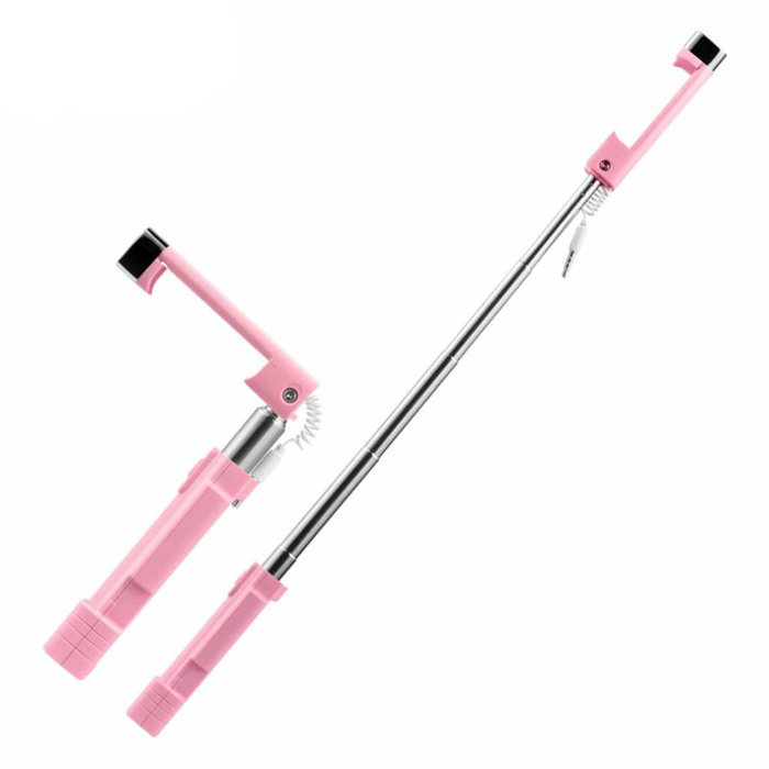 Монопод для селфи Hoco Selfie Stick K3 для смартфонов Розовый - Изображение 41684