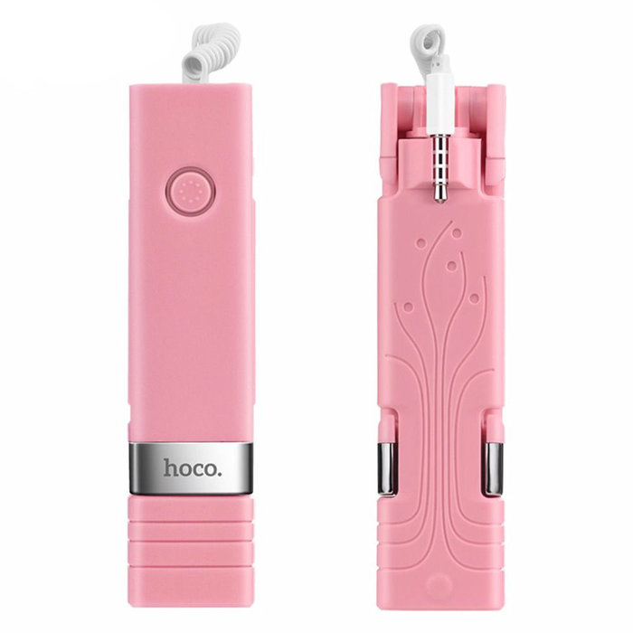 Монопод для селфи Hoco Selfie Stick K3 для смартфонов Розовый - Изображение 41686