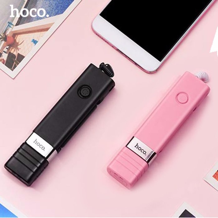 Монопод для селфи Hoco Selfie Stick K3 для смартфонов Розовый - Изображение 41696