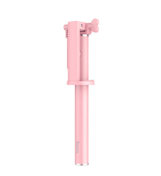 Монопод для селфи Hoco Selfie Stick K5 для смартфонов Розовый - Изображение 41746