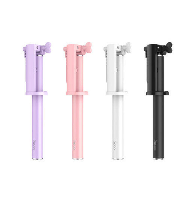 Монопод для селфи Hoco Selfie Stick K5 для смартфонов Розовый - Изображение 41750