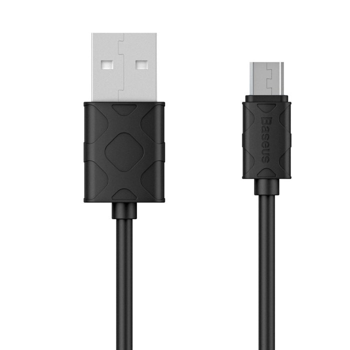 Переходник Baseus Yaven USB - Micro-USB 100см Черный - Изображение 41836