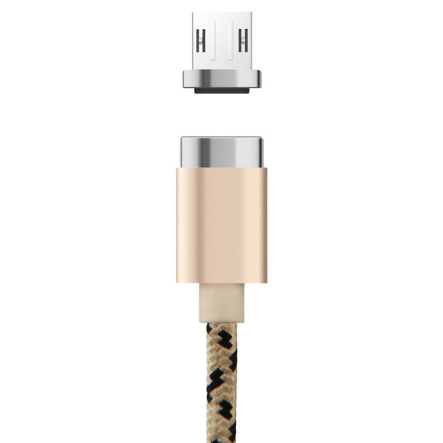Магнитный переходник Baseus Insnap Magnetic USB - Micro-USB 1м Золотой - Изображение 41860