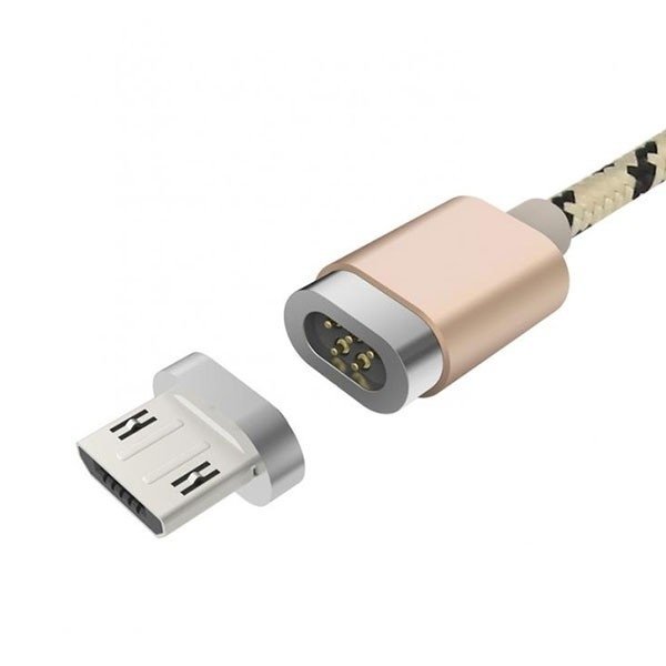 Магнитный переходник Baseus Insnap Magnetic USB - Micro-USB 1м Золотой - Изображение 41862