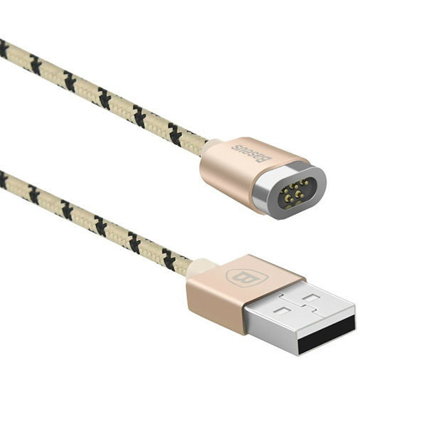 Магнитный переходник Baseus Insnap Magnetic USB - Micro-USB 1м Золотой - Изображение 41866