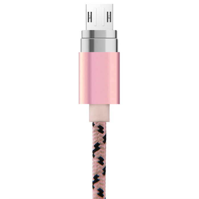 Магнитный переходник Baseus Insnap Magnetic USB - Micro-USB 1м Розовый - Изображение 41882