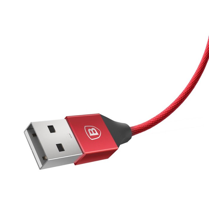 Переходник Baseus Yiven USB - micro-USB 1м Красный - Изображение 42036