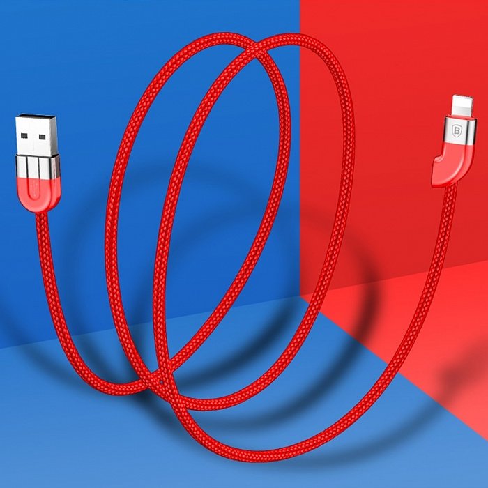 Переходник Baseus Couple Magnetic Lightning - USB 1m Красно-синий - Изображение 42190