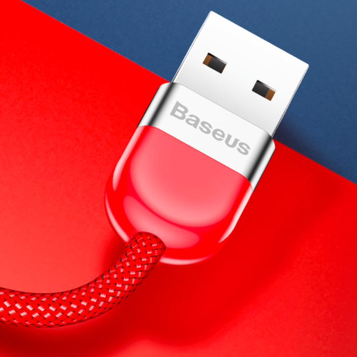 Переходник Baseus Couple Magnetic Lightning - USB 1m Красно-синий - Изображение 42196