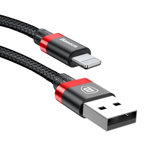Переходник Baseus Golden Belt Lightning - USB 1m Красный - Изображение 42206