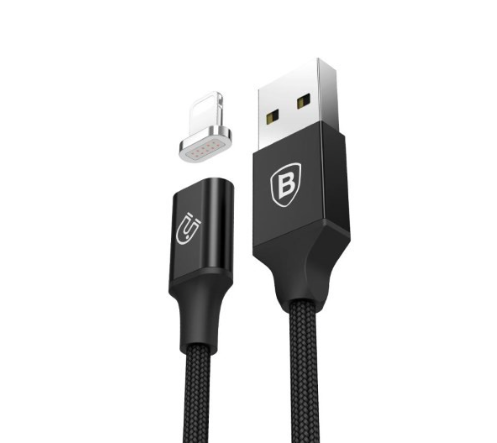 Переходник Baseus Insnap Magnetic Lightning - USB 1.2м Черный - Изображение 42374