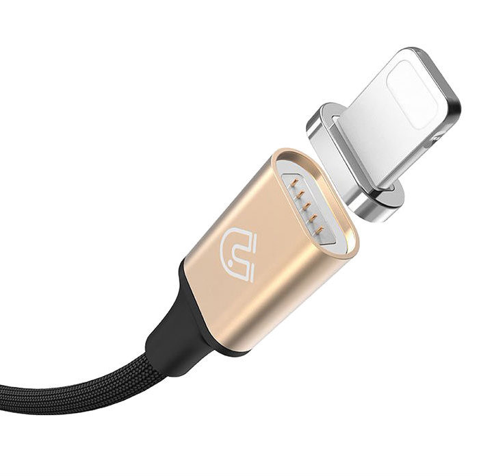 Переходник Baseus Insnap Magnetic Lightning - USB 1.2м Золотой - Изображение 42400