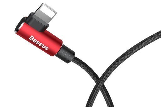 Переходник Baseus MVP Elbow Lightning - USB 1м Красный - Изображение 42446