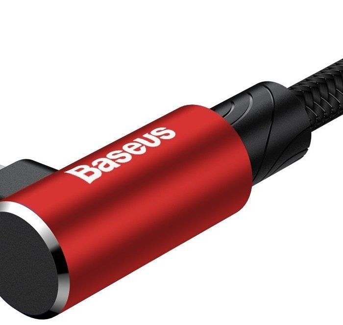 Переходник Baseus MVP Elbow Lightning - USB 1м Красный - Изображение 42450