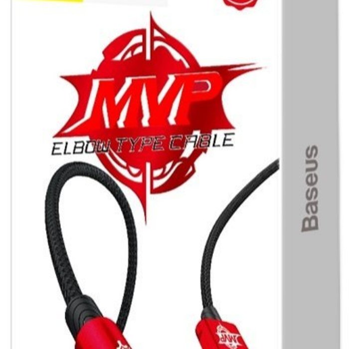 Переходник Baseus MVP Elbow Lightning - USB 1м Красный - Изображение 42474