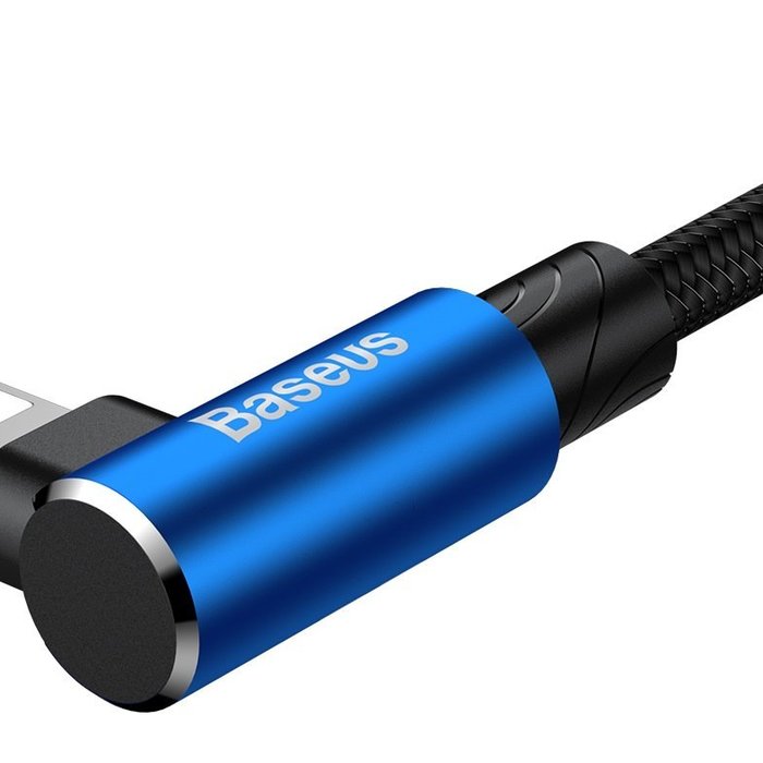 Переходник Baseus MVP Elbow Lightning - USB 1м Синий - Изображение 42510