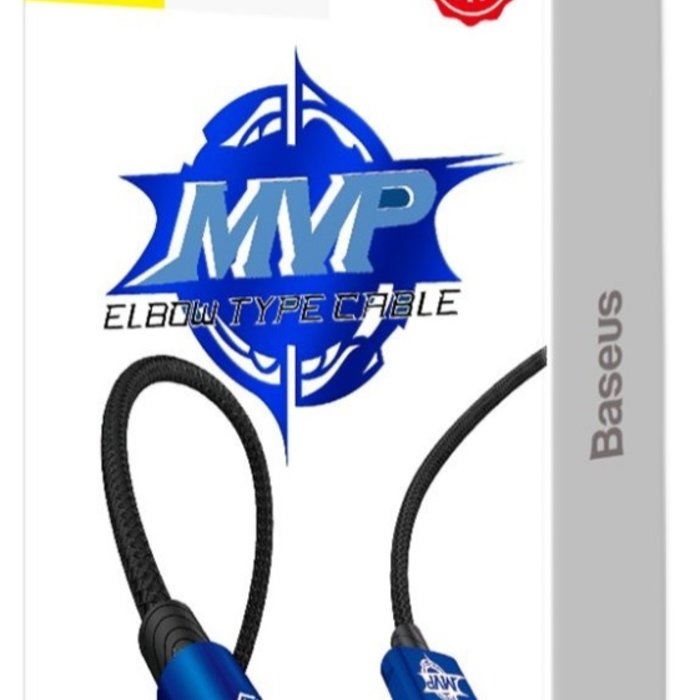 Переходник Baseus MVP Elbow Lightning - USB 1м Синий - Изображение 42526