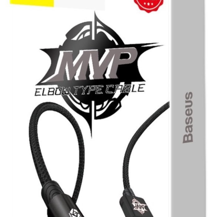 Переходник Baseus MVP Elbow Lightning - USB 1м Черный - Изображение 42556