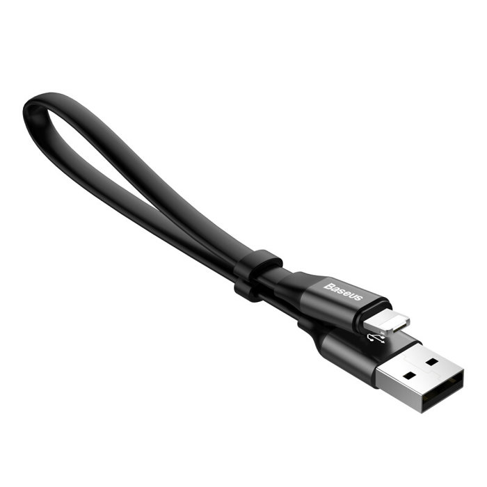 Переходник Baseus Nimble Lightning - USB 23 см Черный - Изображение 42560
