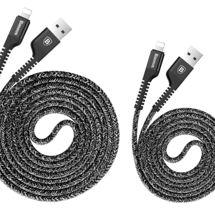 Переходник Baseus Confidant Anti-break Lightning - USB 1.5м Черный - Изображение 42622