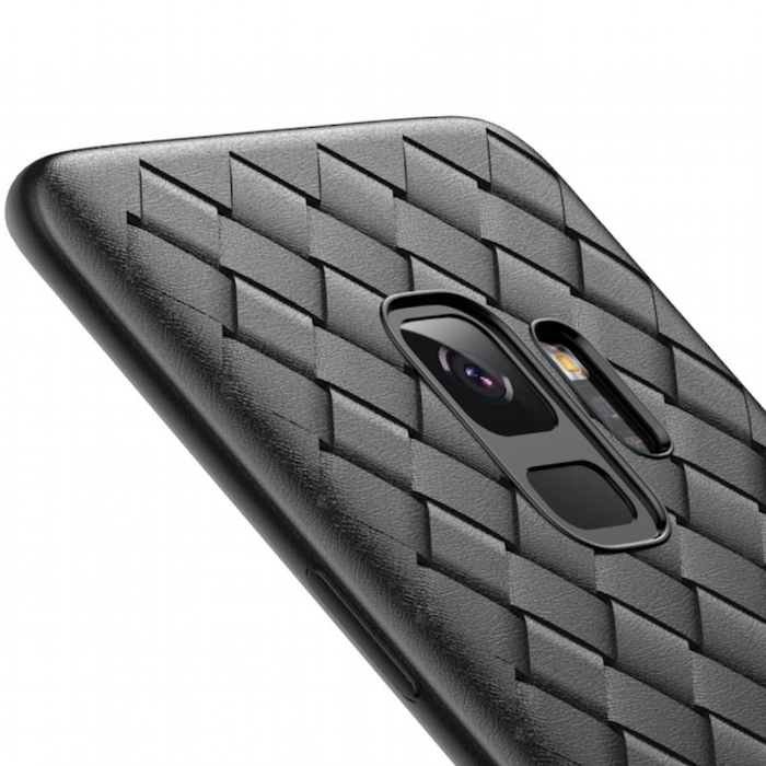 Чехол накладка Baseus BV Weaving Case для Samsung Galaxy S9 Черный - Изображение 42748