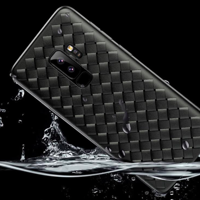 Чехол накладка Baseus BV Weaving Case для Samsung Galaxy S9 Черный - Изображение 42756