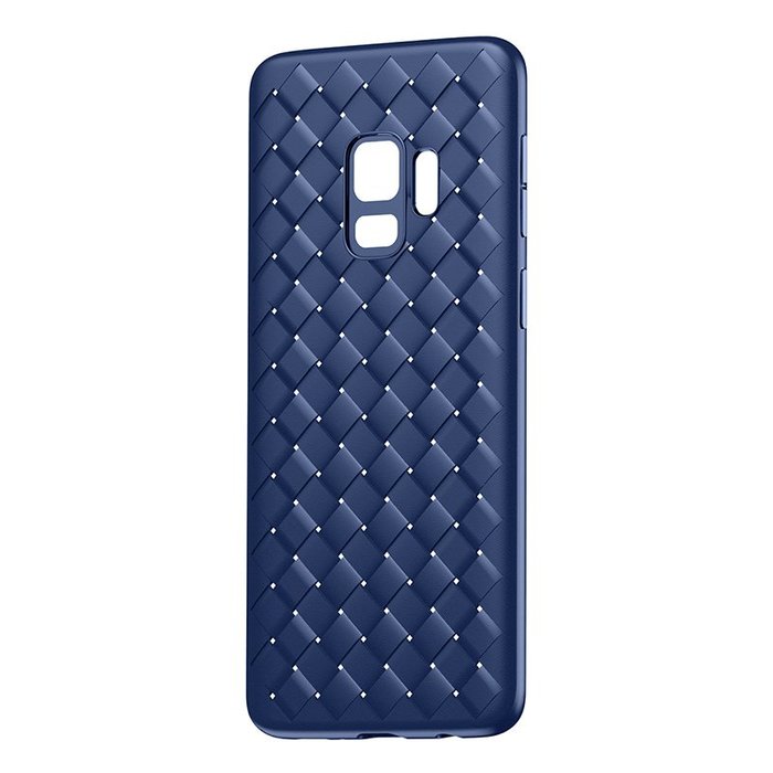Чехол накладка Baseus BV Weaving Case для Samsung Galaxy S9 Синий - Изображение 42768