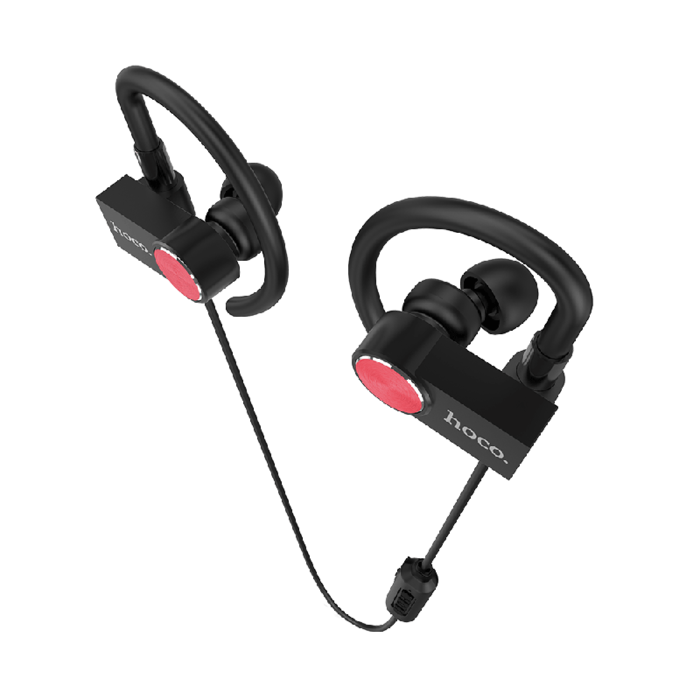 Беспроводные вакуумные Bluetooth наушники с микрофоном для спорта HOCO ES5 Черные - Изображение 9685