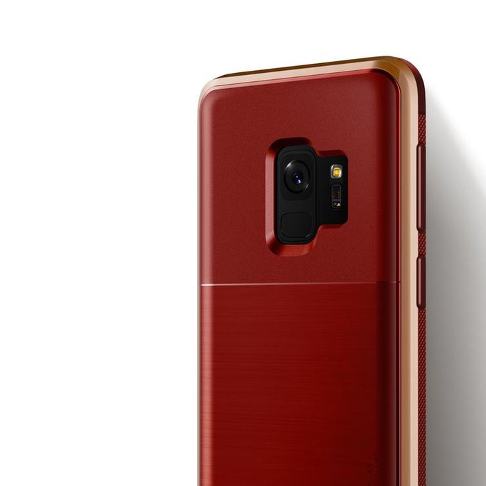 Чехол накладка VRS Design High Pro Shield для Samsung Galaxy S9 Красный - Изображение 42860
