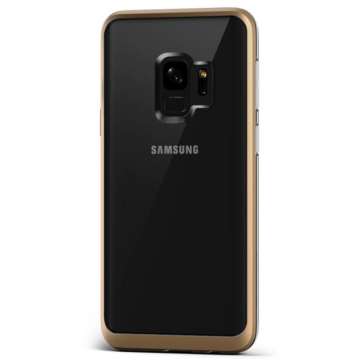 Чехол накладка VRS Design Crystal Bumper для Samsung Galaxy S9 Золото - Изображение 42906
