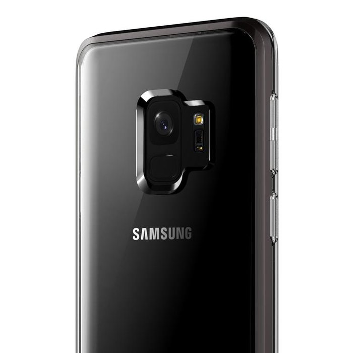Чехол накладка VRS Design Crystal Bumper для Samsung Galaxy S9 Черный - Изображение 42960
