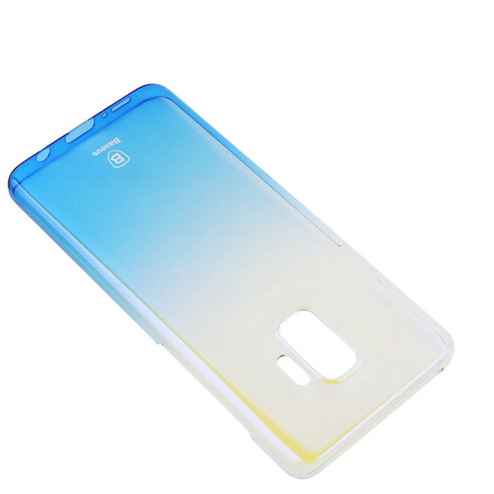 Чехол накладка Baseus Glaze для Samsung Galaxy S9 Голубой - Изображение 43156