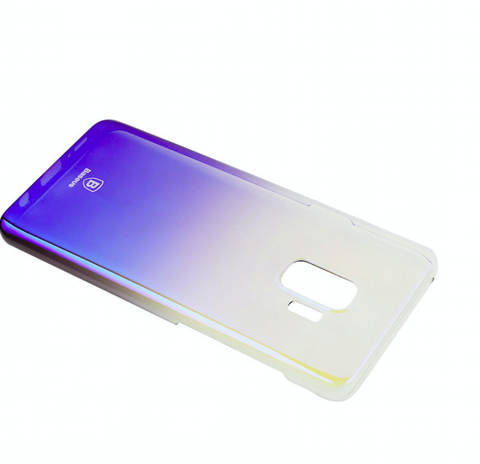 Чехол накладка Baseus Glaze для Samsung Galaxy S9 Черный - Изображение 43192