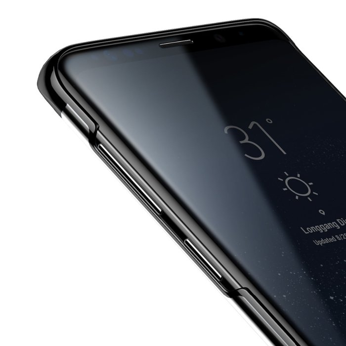 Чехол накладка Baseus Glitter для Samsung Galaxy S9 Черный - Изображение 43202