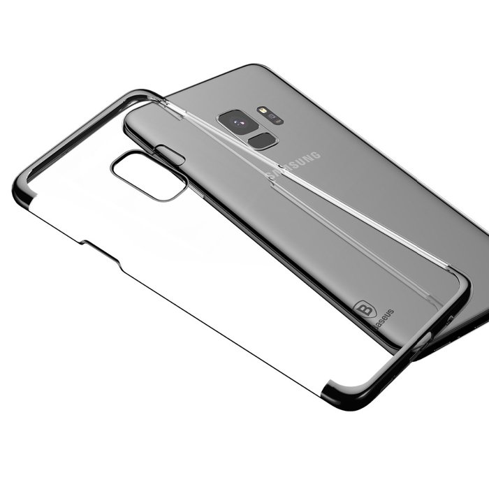 Чехол накладка Baseus Glitter для Samsung Galaxy S9 Черный - Изображение 43204