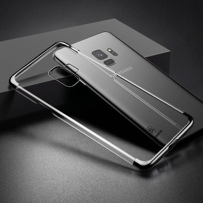 Чехол накладка Baseus Glitter для Samsung Galaxy S9 Черный - Изображение 43206