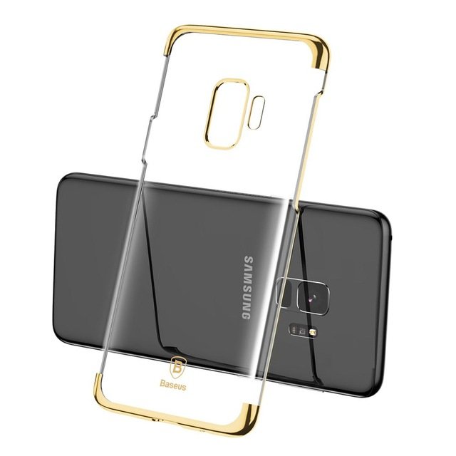 Чехол накладка Baseus Glitter для Samsung Galaxy S9 Золото - Изображение 43218