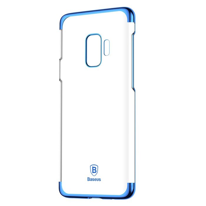 Чехол накладка Baseus Glitter для Samsung Galaxy S9 Синий - Изображение 43244