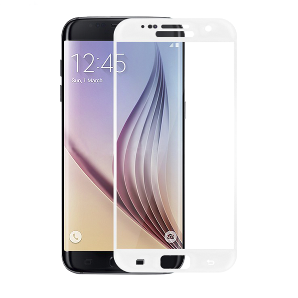 Стекло защитное Aegis 3D Curved Full Cover 3D Glass для Galaxy S7 Белое - Изображение 9137