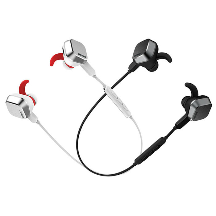 Беспроводные вакуумные Bluetooth наушники для спорта с микрофоном Remax Sport RM-S2 Черные - Изображение 43650