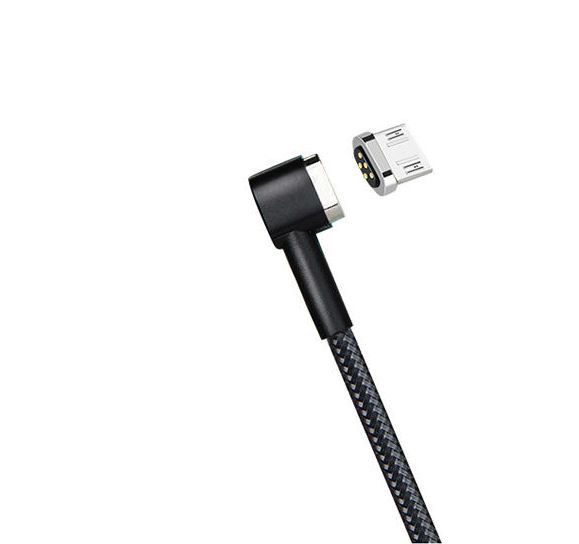 Магнитный кабель Hoco Magnetic Adsorption U20 Micro-USB 1м Черный - Изображение 43670