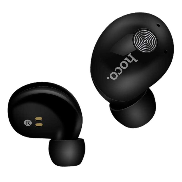 Беспроводные вакуумные Bluetooth наушники с микрофоном Hoco ES10 Черные - Изображение 43682