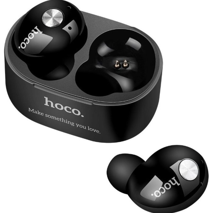 Беспроводные вакуумные Bluetooth наушники с микрофоном Hoco ES10 Черные - Изображение 43688