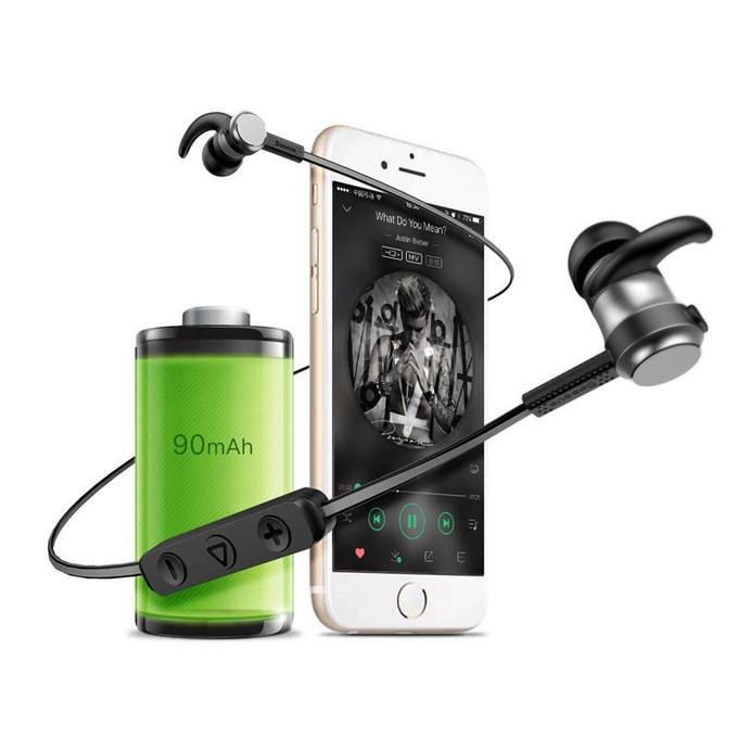 Беспроводные вакуумные Bluetooth наушники для спорта с микрофоном Baseus Encok S01 Зеленые - Изображение 43728