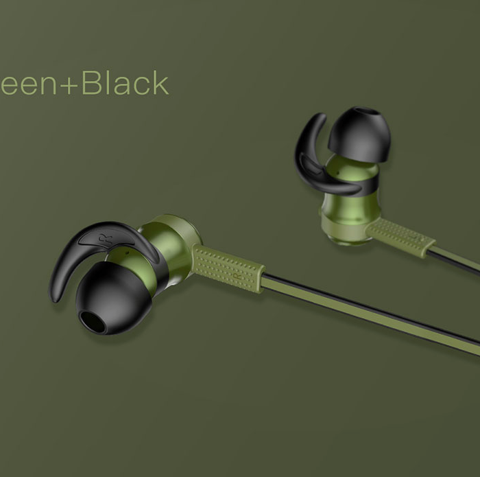 Беспроводные вакуумные Bluetooth наушники для спорта с микрофоном Baseus Encok S01 Зеленые - Изображение 43742