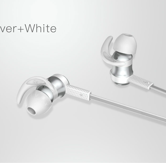 Беспроводные вакуумные Bluetooth наушники для спорта с микрофоном Baseus Encok S01 Белые - Изображение 43798