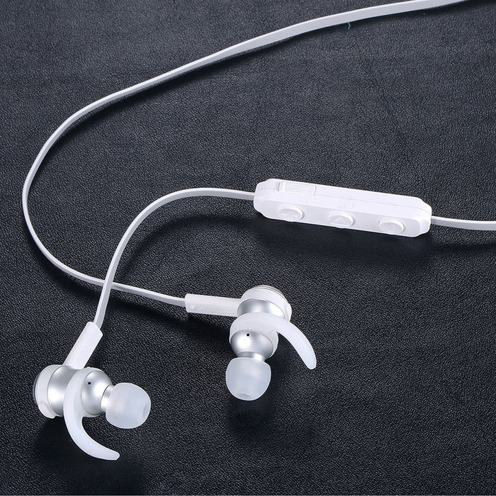 Беспроводные вакуумные Bluetooth наушники для спорта с микрофоном Baseus Encok S01 Белые - Изображение 43800