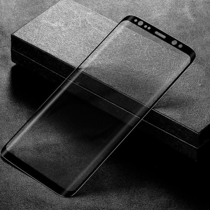 Защитное стекло Baseus 3D Glass 0.3mm для Samsung Galaxy S8 Черное - Изображение 43916