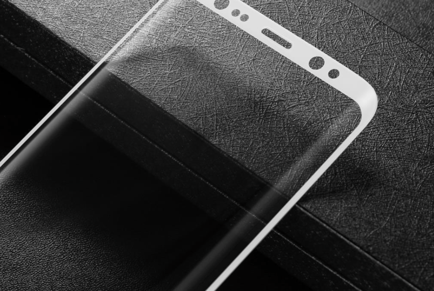 Защитное стекло Baseus 3D Glass 0.3mm для Samsung Galaxy S8 Plus Серебро